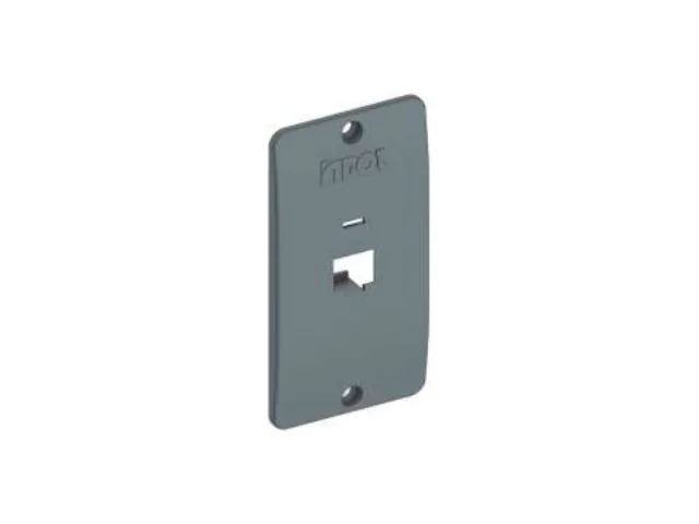 Tampa 1 RJ45 para Condulete Inpol nas cores cinza, branca, preta — MAXX Elétrica Solar, Teresina-PI